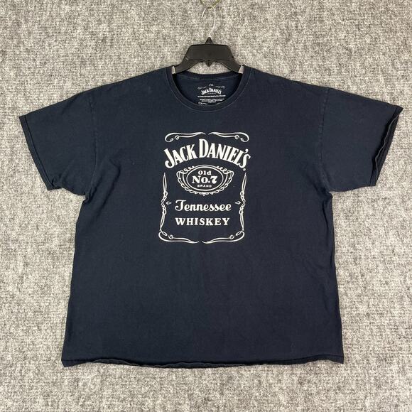 Jack‎ Daniels Shirt Mens XXL Tennessee Whisky Basic Short-sleeve Broken In - Picture 1 of 9